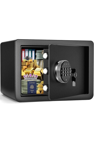 UANDME Safe Box, Fireproof Home Safe with Digital Keypad Safety Key Lock, Hot...