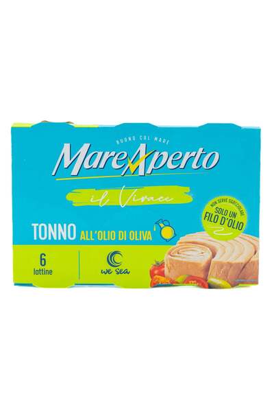 Mare Aperto Ton în ulei de măsline, 6 × 60 g