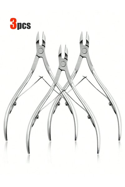 Choice Silvery 3 pcs 1/3/8pcs Stainless Steel Set Nail Cutter Clipper Nipper ...