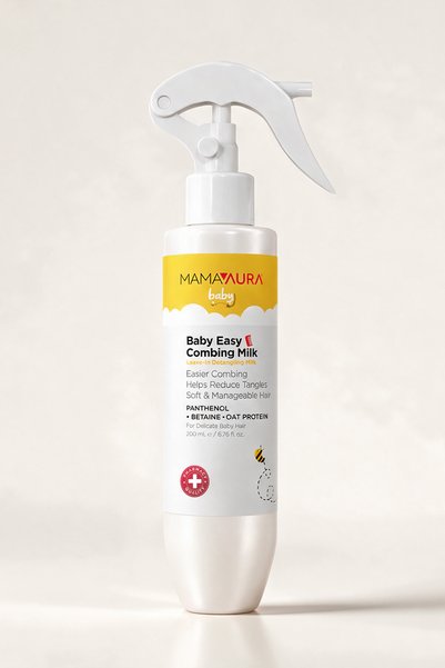 MAMAAURA Bebek Saç Spreyi Kolay Tarama Durulanmayan Bakım - Baby Easy Combing...