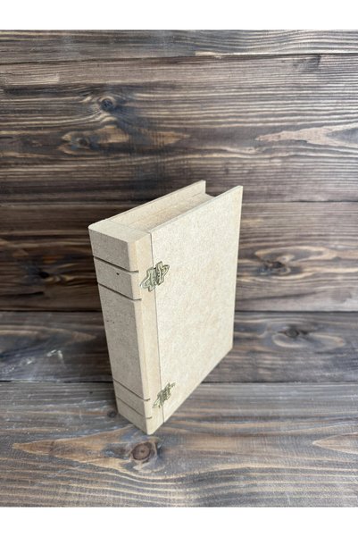 Ham Ahşap Küçük Kitap Kutu