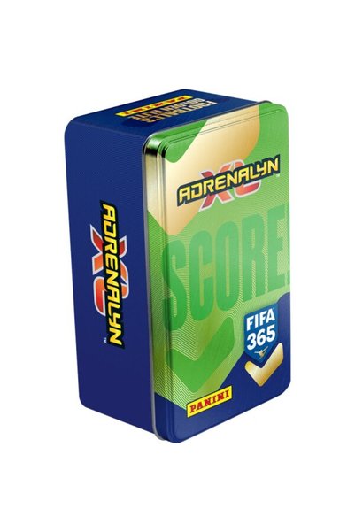 Panini FIFA 365 Adrenalyn XL 2027 Tin Box D SCORE Yeşil Metal Kutu 29 Kart 5 Limited Edition
