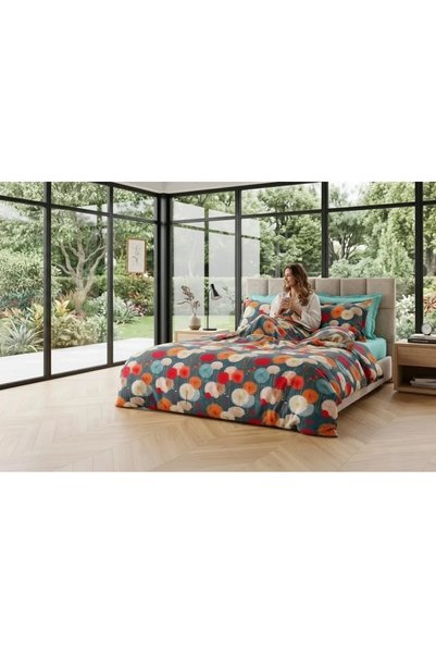 RALEX PUCIOASA Lenjerie de pat Ranforce Cotton Pro – Botanica Home, King Size...