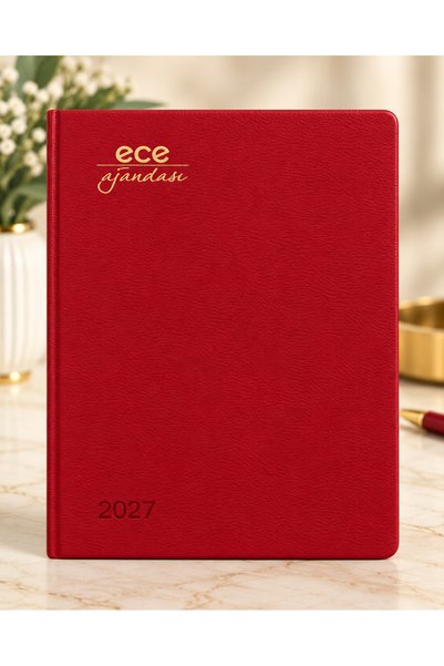 Ece Аладжацъ 2027 110 гр хартия цвят слонова кост термо кожена корица 18,5x23,5