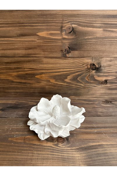Ham Polyester Lotus Çiçek Obje Küçük