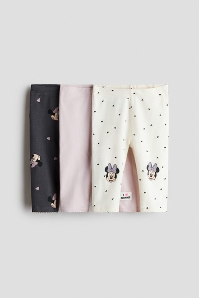 H&M 3'lü Baskılı Tayt