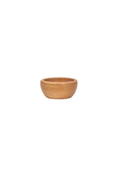 FOXMAG24 Round Wooden Bowl, 10 cm, Brown
