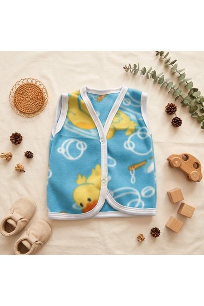 Victorino Vestă Călduroasă din Fleece(polar ) pentru Bebeluși, Fără Mâneci, A...