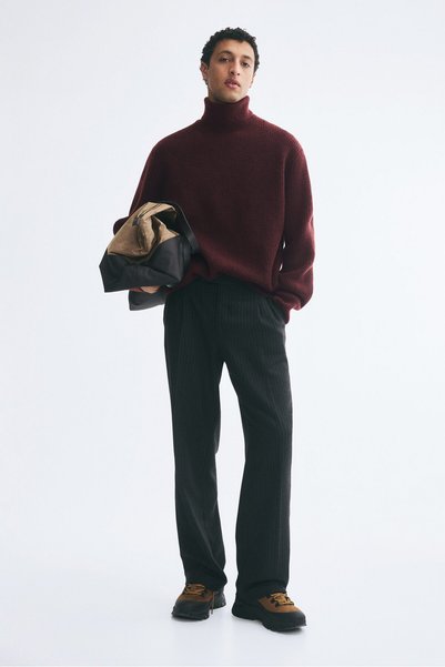 H&M Balıkçı Yaka Kazak Regular Fit