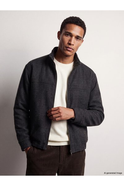 LC Waikiki LCW Vision Anthracite Relaxed Fit Mock Neck Men’s Jacket—The NEVAV...