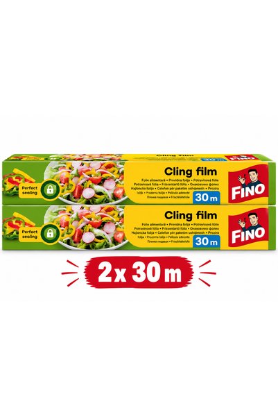 Generic Brand Set 2x 30 m folie de plastic stretch
