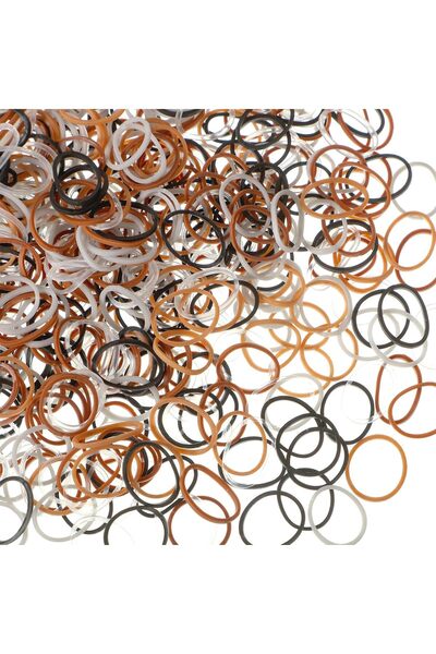 Hicarer 1000 pcs Mini Rubber Hair Bands 1/2" Soft Elastic Bands for Woman Hai...