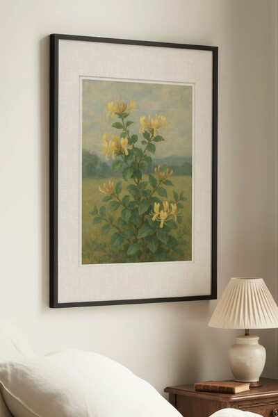 Zevahir Mobilya Dekorasyon 1 VINTAGE PAINTING WITH A "BOTANICAL ELEGANCE" THE...