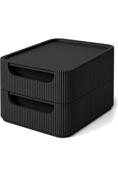 Generic Stackable 2-Drawer Desk Organizer, Makeup, Jewelry and Office Supplie...