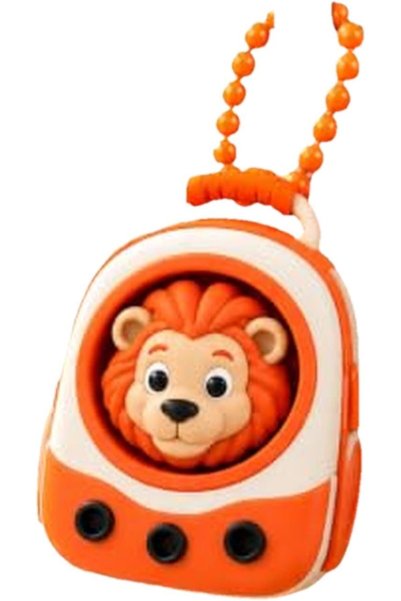Generic Fidget Keychain, Press-Click Mini Backpack Charm with Cute Character,...