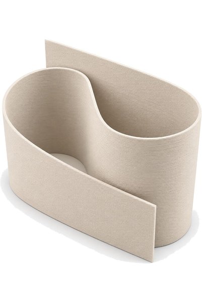 Generic Wave Desk Organizer 18 cm, Modern Countertop Caddy for Pens, Makeup B...