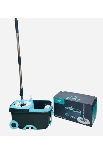 Generic Brand Mop with Bucket Steel Handle Modern and Stylish