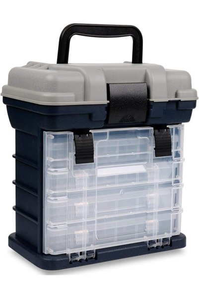 Generic Fishing Tackle Box Portable 4 Layers Fishing Box Sea Boat Fishing Acc...
