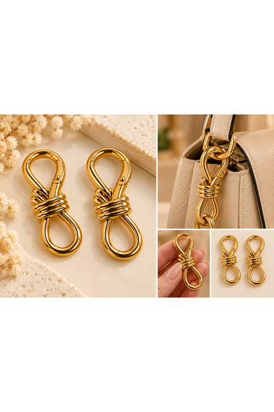 Akçay Aksesuar Infinite Spring Ring, 7 cm, Large Size, 2 Pieces