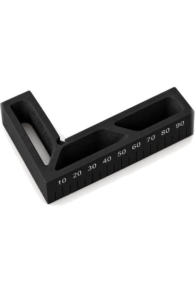 Generic Mini Square Ruler, Pocket Right Angle Square with 10 cm Scale, Woodwo...