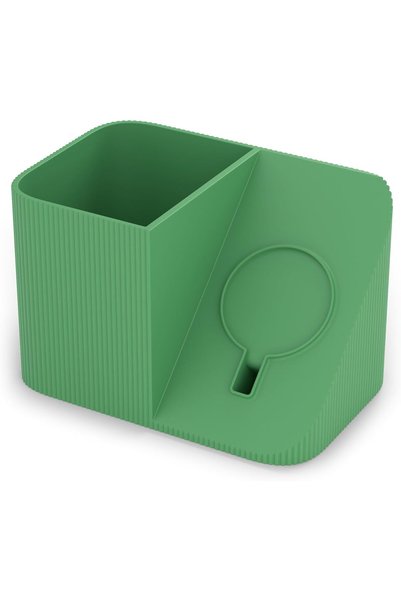 Generic Desk Organiser with Sloped Magnetic Wireless Charger Seat, Office Des...