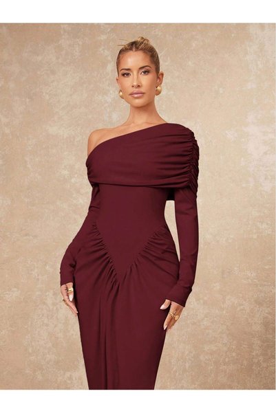 Sheya Maxi dress, cherry red