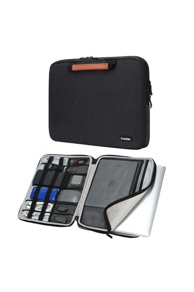 iCozzier 15-15.6 Inch Handle Electronic Accessories Strap Laptop Sleeve Case ...
