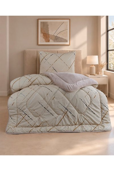 ETE HOMETEX ETEHOMETEX Single-Size Luxury Welsoft Fleece Duvet Set