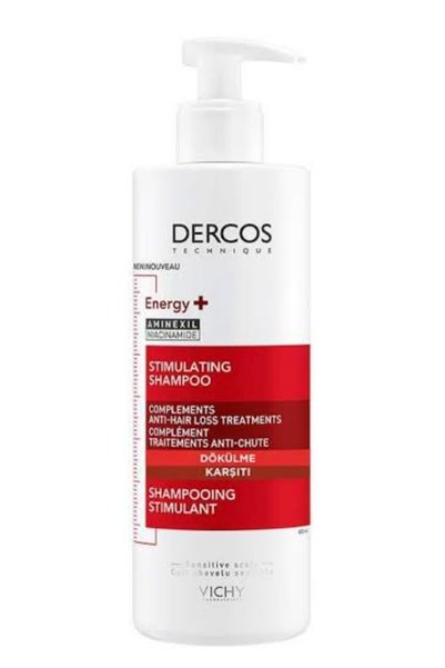 VICHYIE Dercos Energisant ENERGY+ Saç Dökülmesine Karşı Etkili Şampuan 400 ml