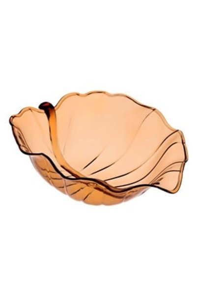 UNIC Clear Plastic Leaf-Shaped Serving Bowl 27x32x11cm