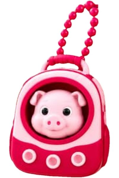 Generic Fidget Keychain, Press-Click Mini Backpack Charm with Cute Character,...