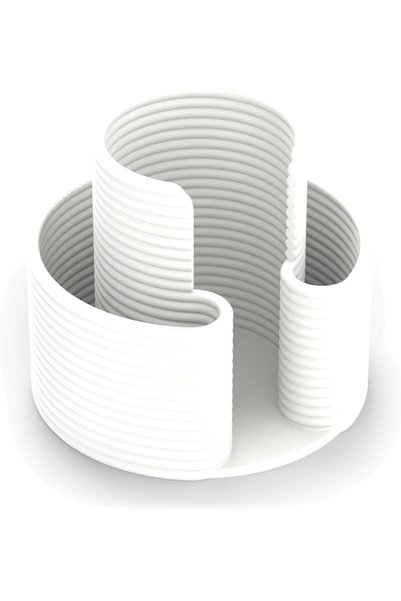 Generic Round Cotton Swab and Pad Holder with 2 Compartments, Round Pads, 11....
