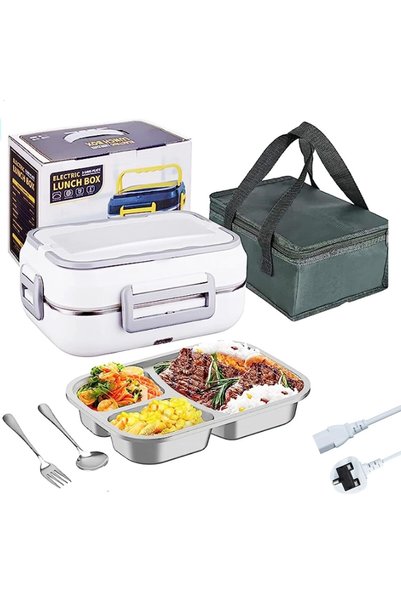 VAODO Electric Lunch Box Food Heater, Water Free Removable Lunch Box, Portabl...