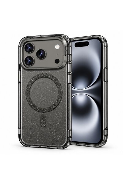 Microsonic SparkMag Luxe Black Case Compatible with the Apple iPhone 17 Pro