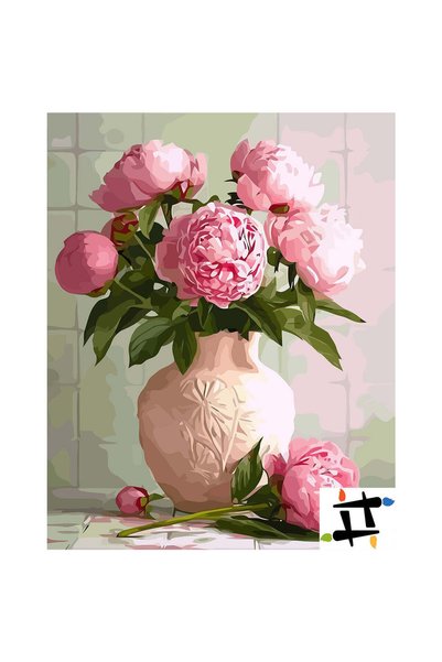 Painting-numbers Set pictura pe numere Eleganta senina 6598, panza pe rama le...