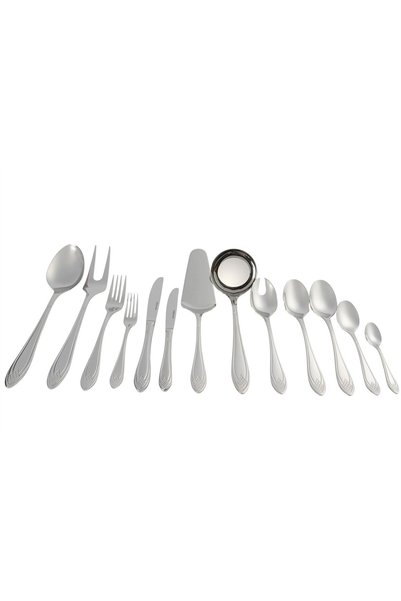 Mikasa Moor Silver Elegance 90-Piece 12-Person Cutlery Set