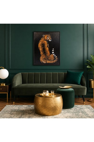 WERNER Pictură decorativă stilizată cu ghepard