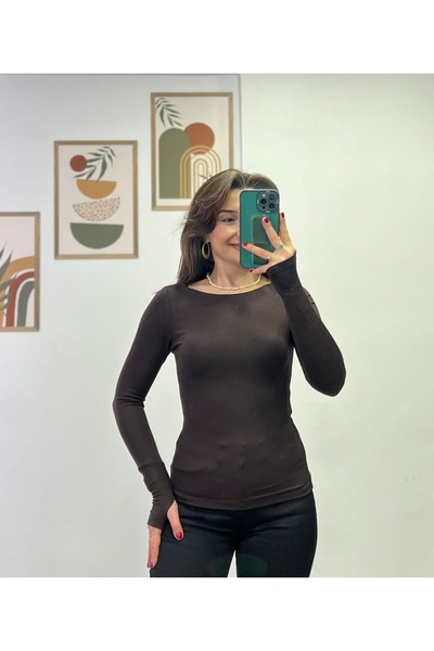 bydenizcollection Бади от памучна материя с къса яка и прорез за пръсти