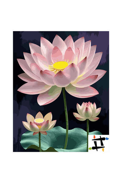 Painting-numbers Set pictura pe numere Esenta Zen 6680, panza pe rama lemn, 9...