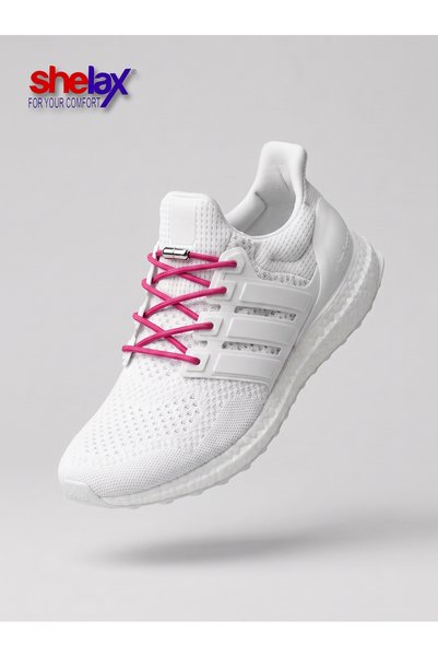 SHELAX Round Metal Capsule-Locked Smart Shoelace - Pink