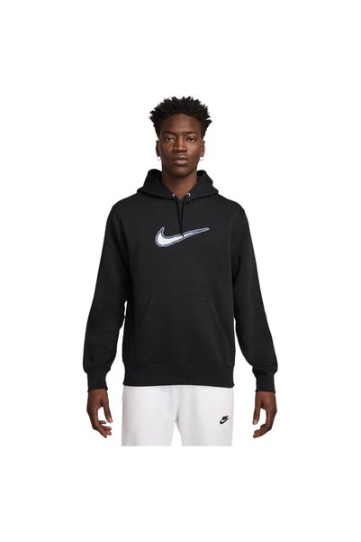 Nike Ανδρικό Φούτερ Αθλητικής Ένδυσης Club Fleece με Κουκούλα
