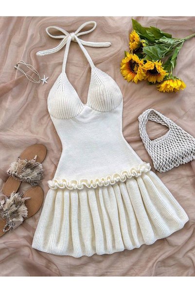 Sheya Rochie mini, alb