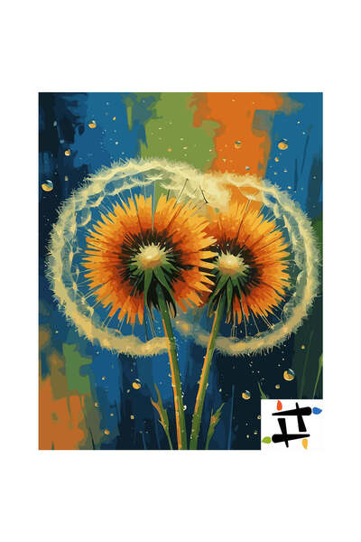 Painting-numbers Set pictura pe numere Vise cu Papadii 6807, panza pe rama le...