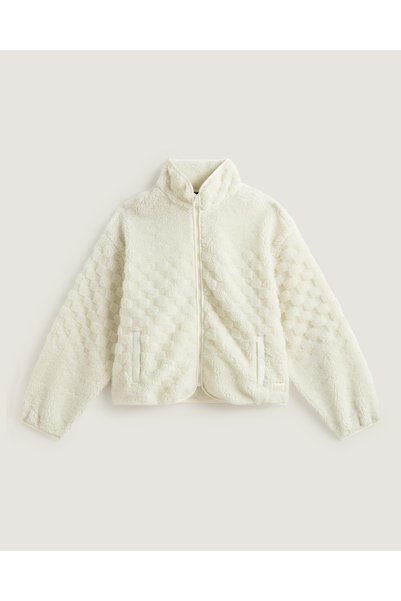 Vans Queens high pile jacket, a high-quality jacket with a thick pile.