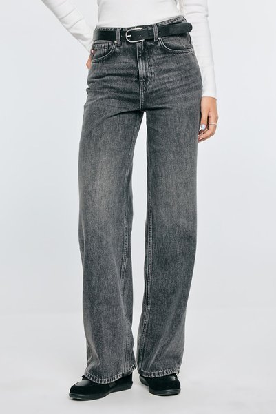Big Star Blugi de damă wide leg gri Atrea 897 W29 L34