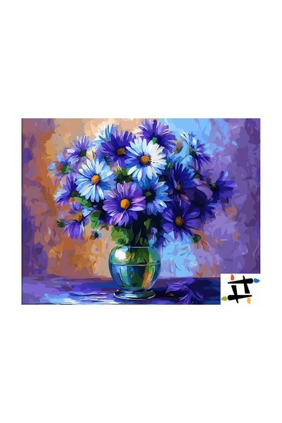 Painting-numbers Set pictura pe numere Lumina dintre Petale 6658, panza pe ra...