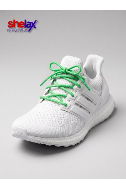 SHELAX Round Smart Shoelace - Mottled Green