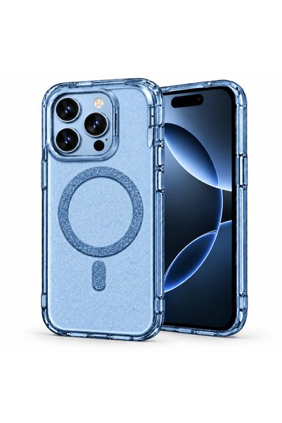 Microsonic SparkMag Luxe Blue Case Compatible with the Apple iPhone 16 Pro