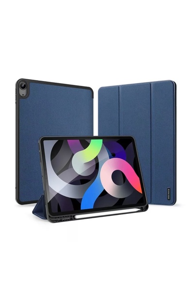 Domo Ducks Duchesses Case for iPad Air4/5 10.9 (with Apple Pencil Holder) - Blue