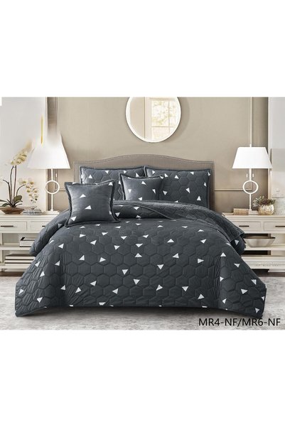 miral Winter Compressed Flannel Bedspread 2 Sided Fleece and Velvet 6 Pieces ...
